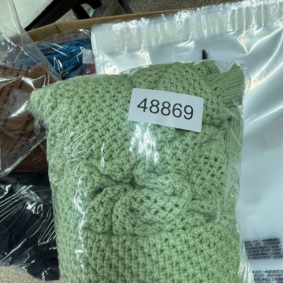 Coldwater Creek Full Zip Hoodie Women L Large Green Hooded Long Sleeve Cotton - Picture 6 of 6